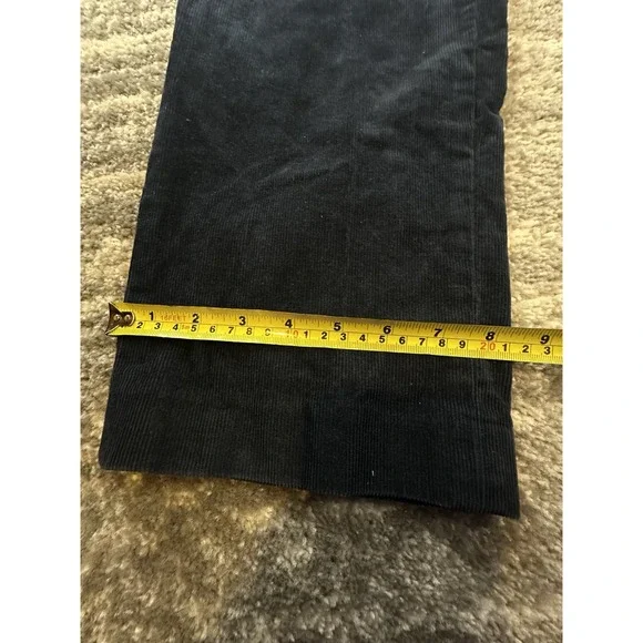 Brooks Brothers Clark Pants Mens Size 38x30 Corduroy Navy Blue Flat Front - Picture 8 of 13